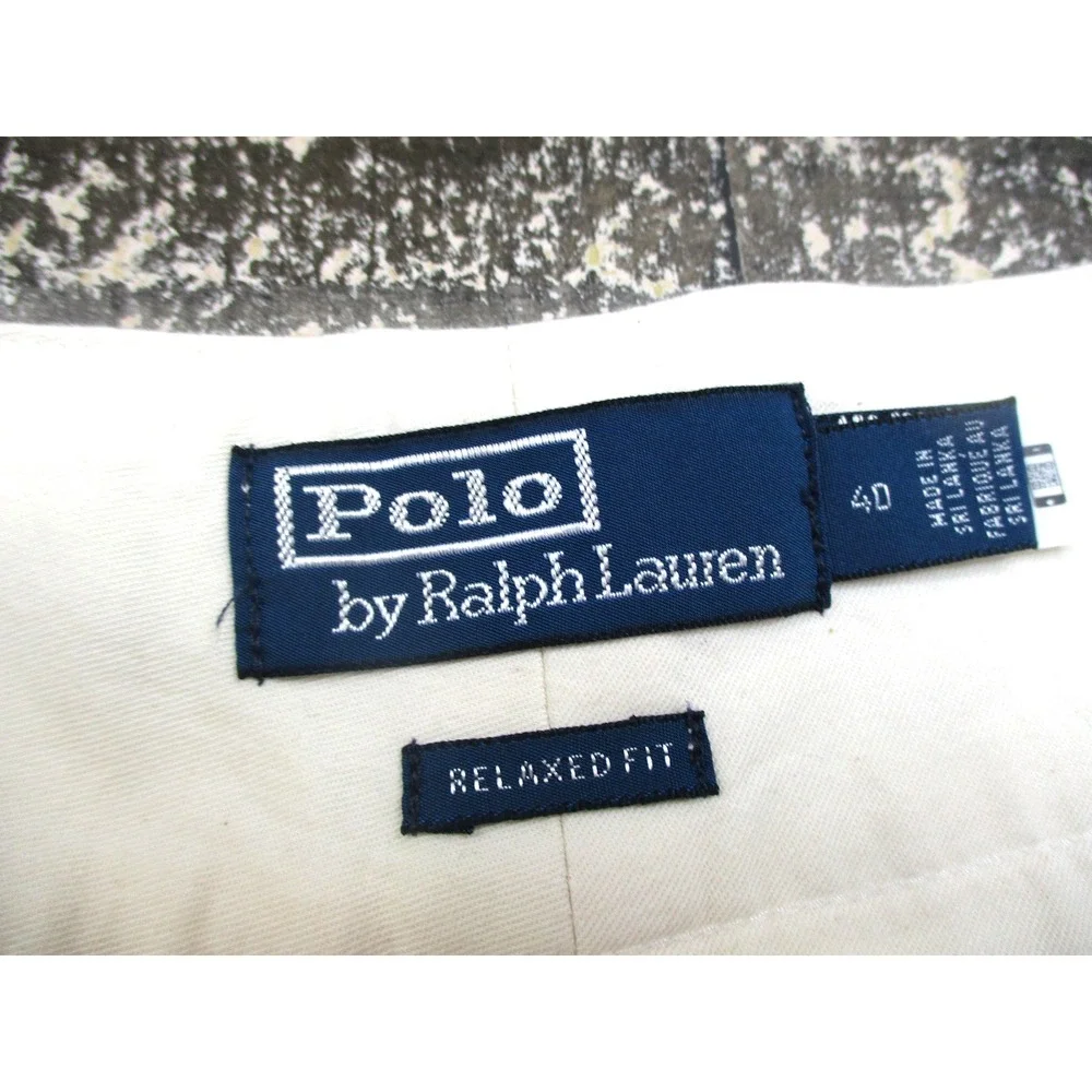 Polo Ralph Lauren Shorts Men 40 White Relaxed Fit Cotton Belted Pleated New $168